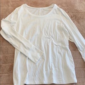 White long sleeve shirt